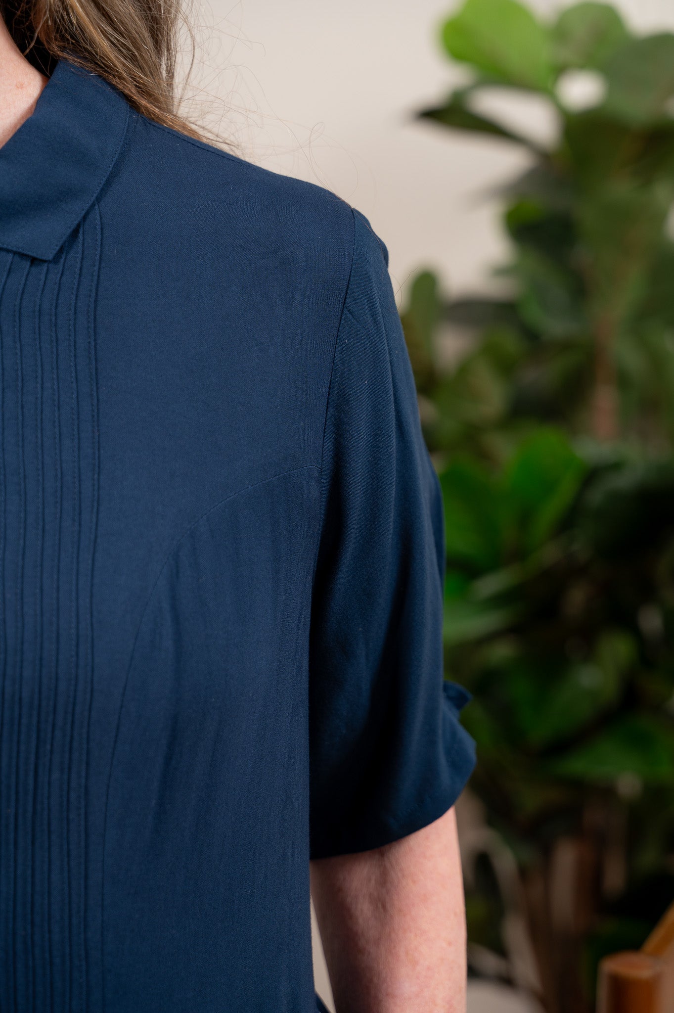 Hostess Dress in Navy