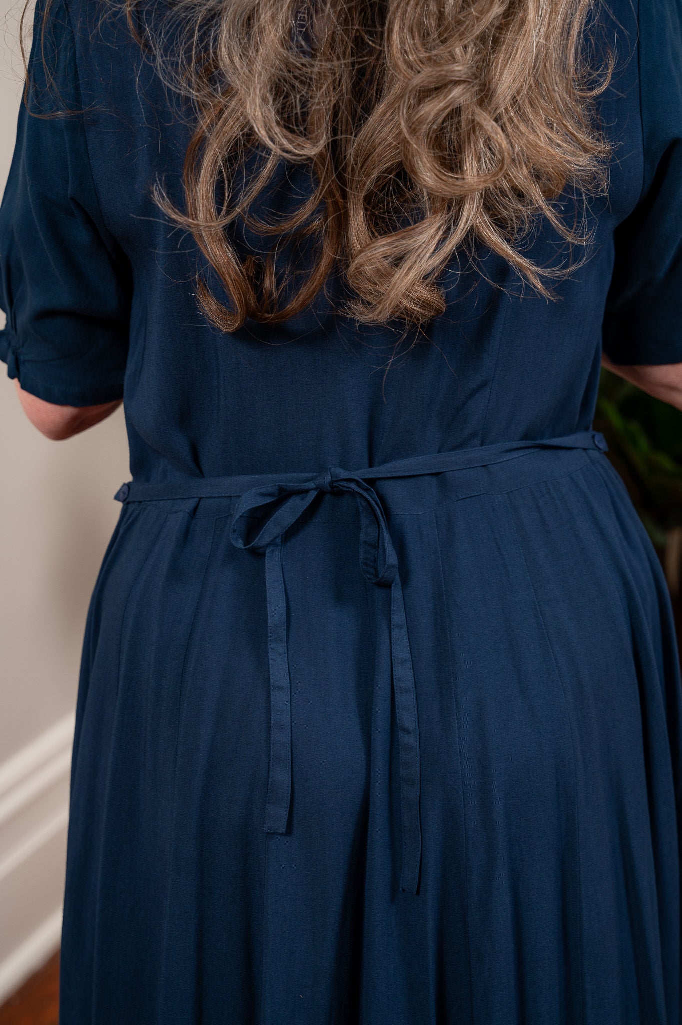 Hostess Dress in Navy
