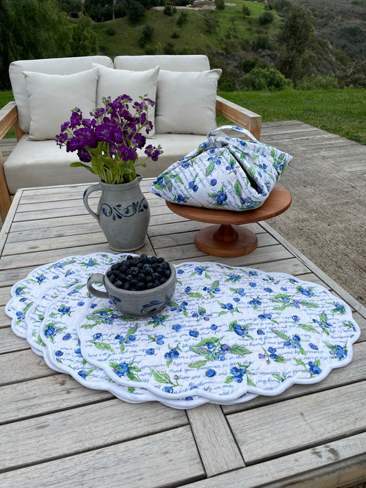Berry Special Quilted Placemats, Set of 4
