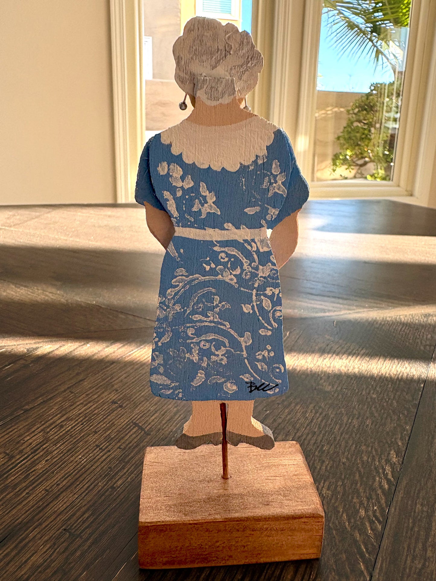 Limited-Edition Laura Ingalls Wilder Wooden Figurine