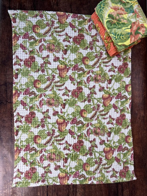 Greenhouse Patchwork Tea Towel Bundle, Set of 3