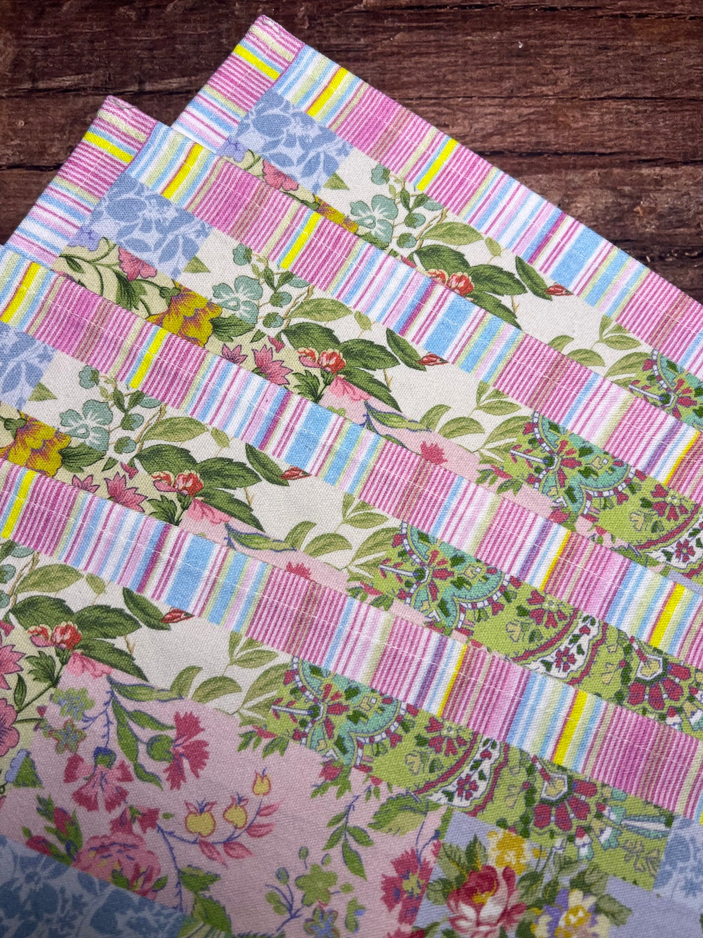 Garden Collage Patchwork Placemats, Set of 4