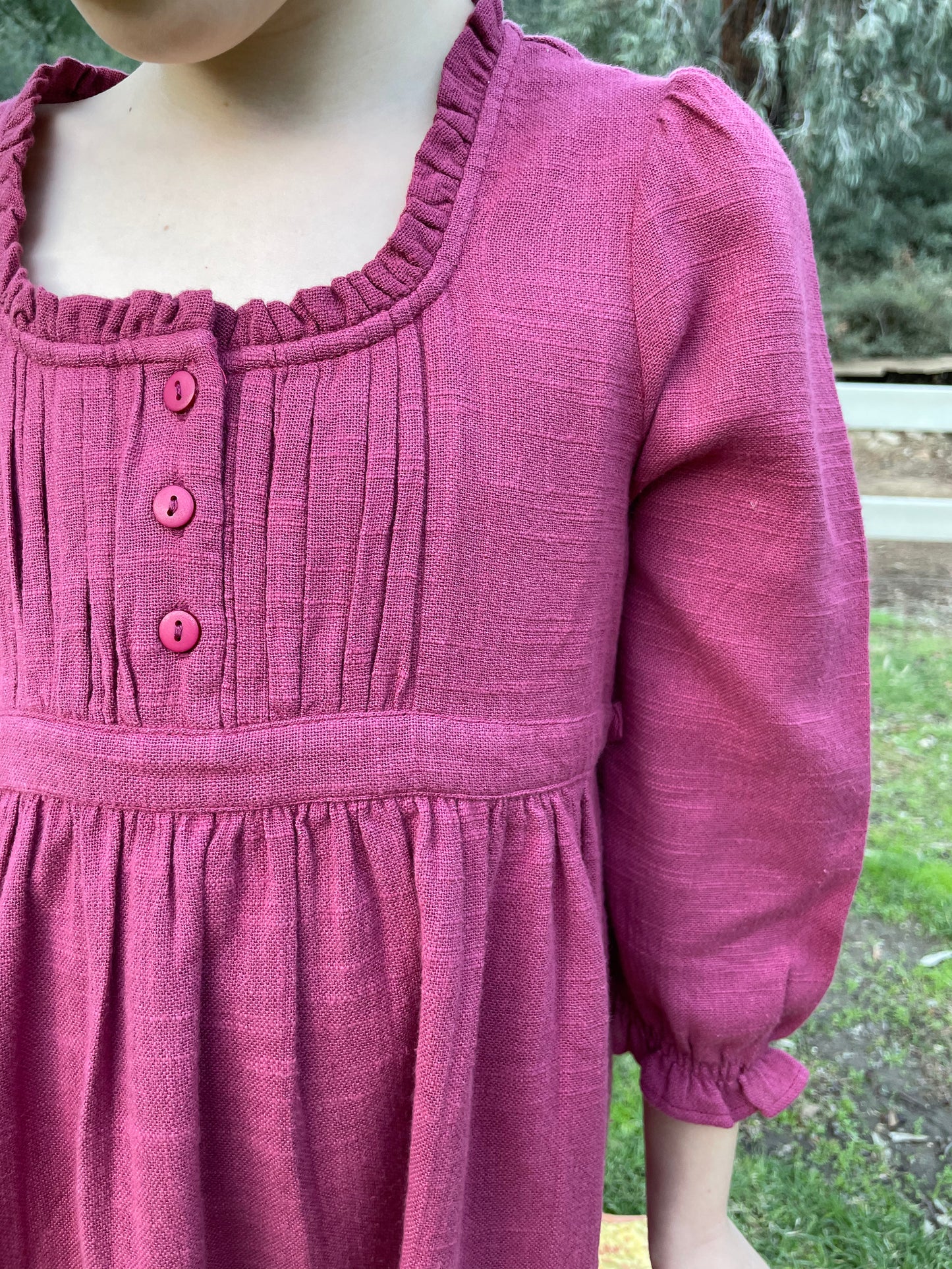 Quarter-Pint Laura Dress in Plum