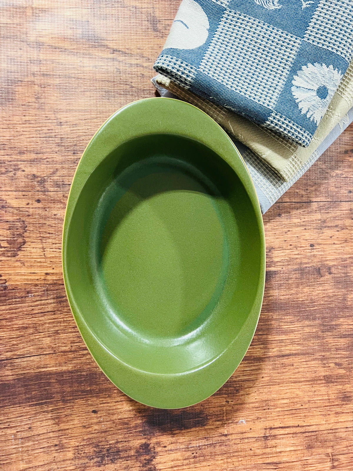 The Brookline Oval Casserole Baker in Moss