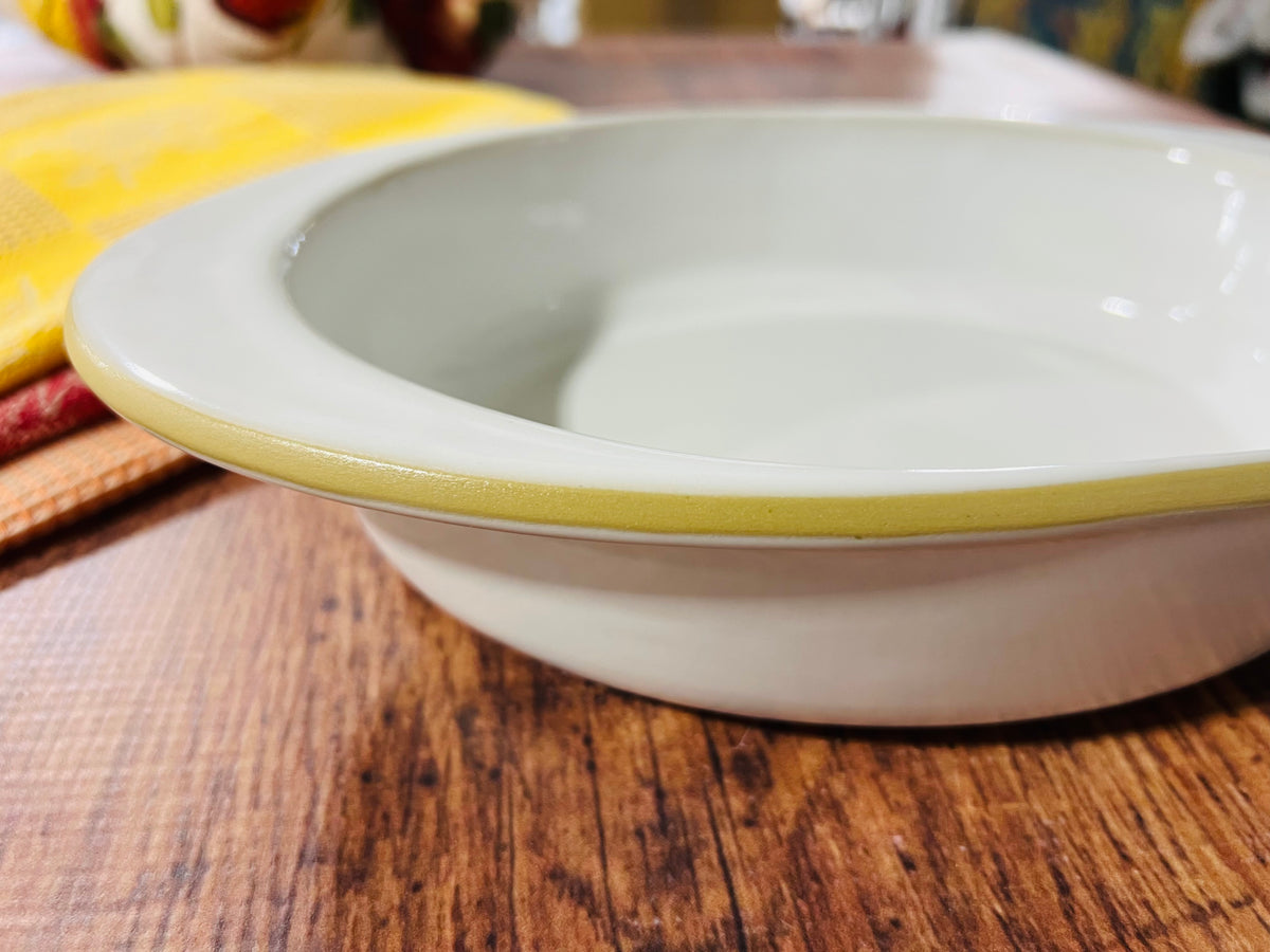 The Brookline Oval Casserole Baker in Ivory