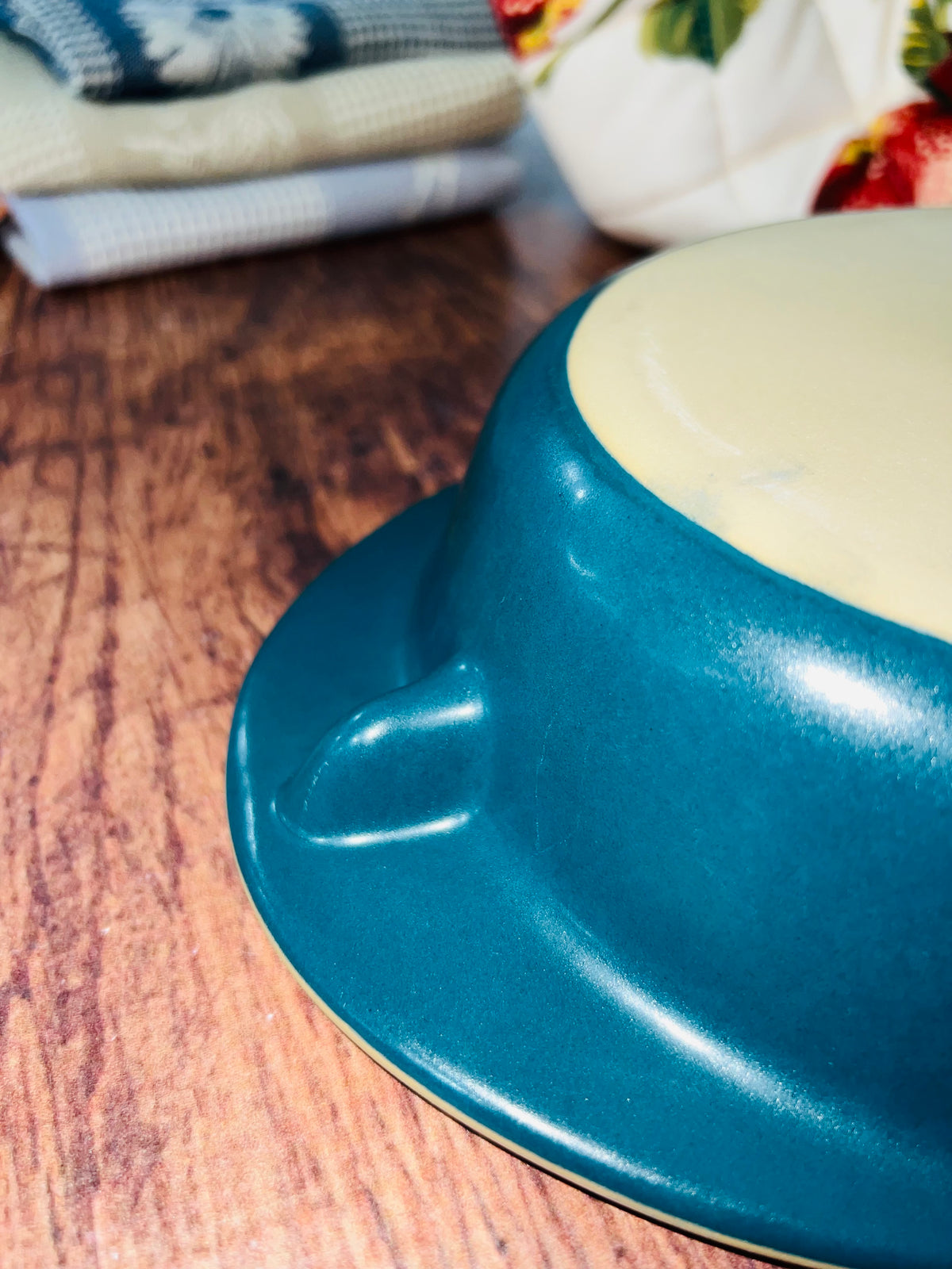 The Brookline Oval Casserole Baker in Baltic