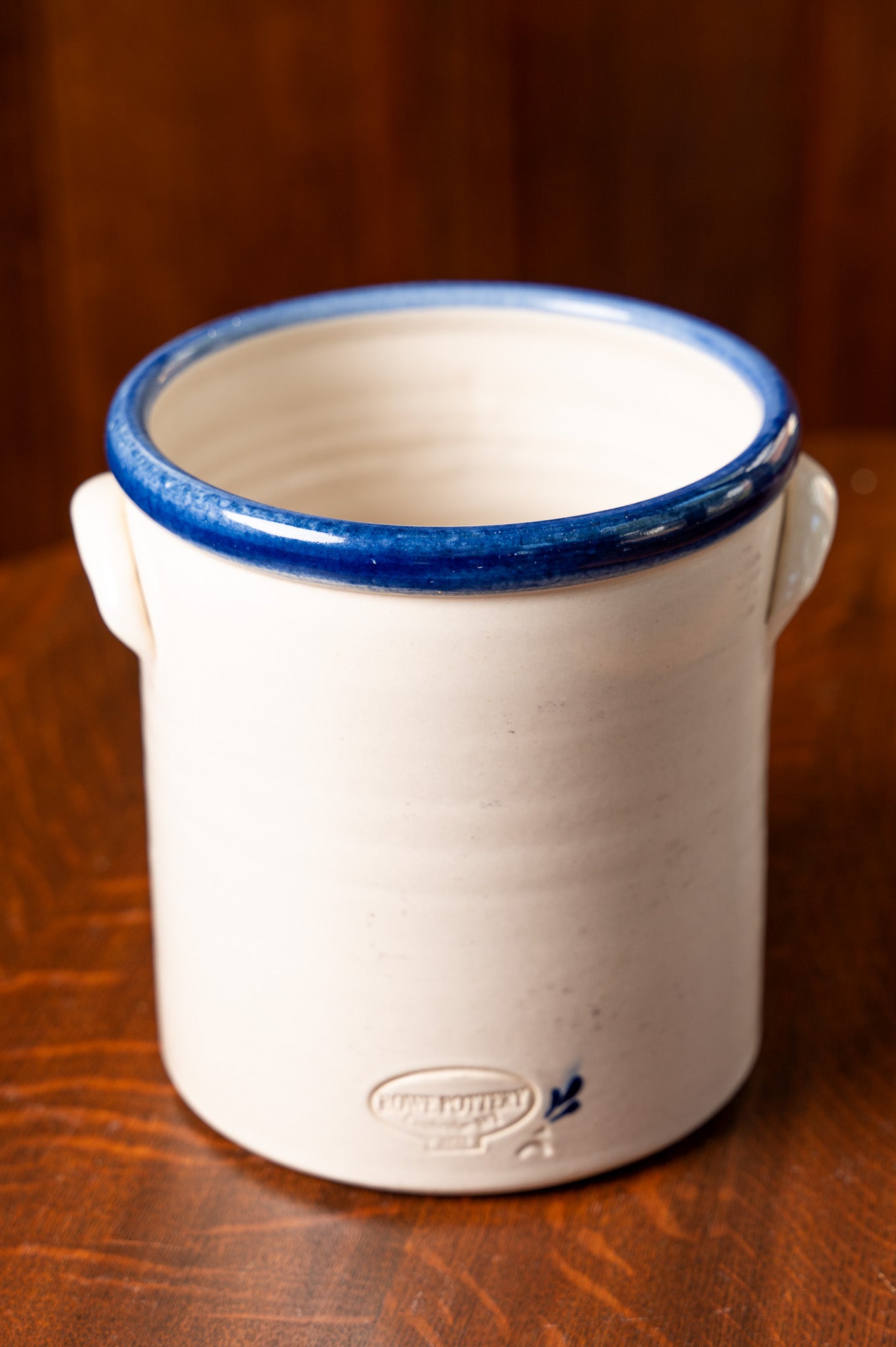 Modern Prairie Ironstone Handled One-Gallon Crock