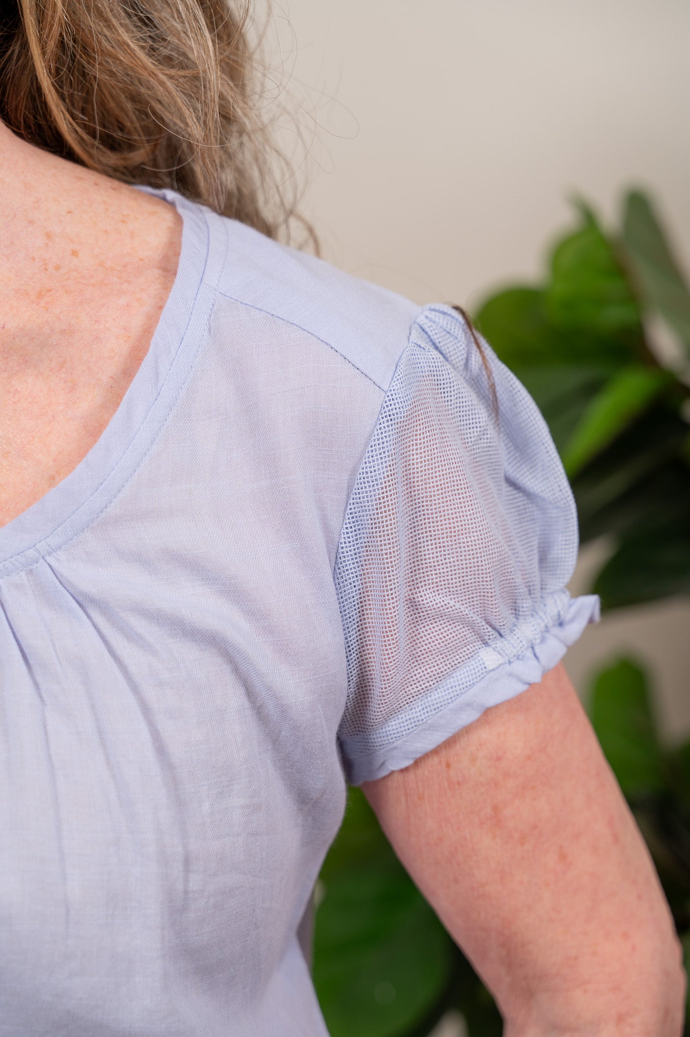 Judy Blouse in Light Periwinkle