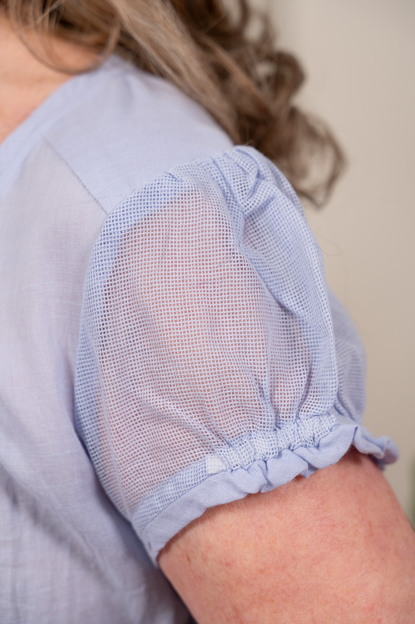 Judy Blouse in Light Periwinkle
