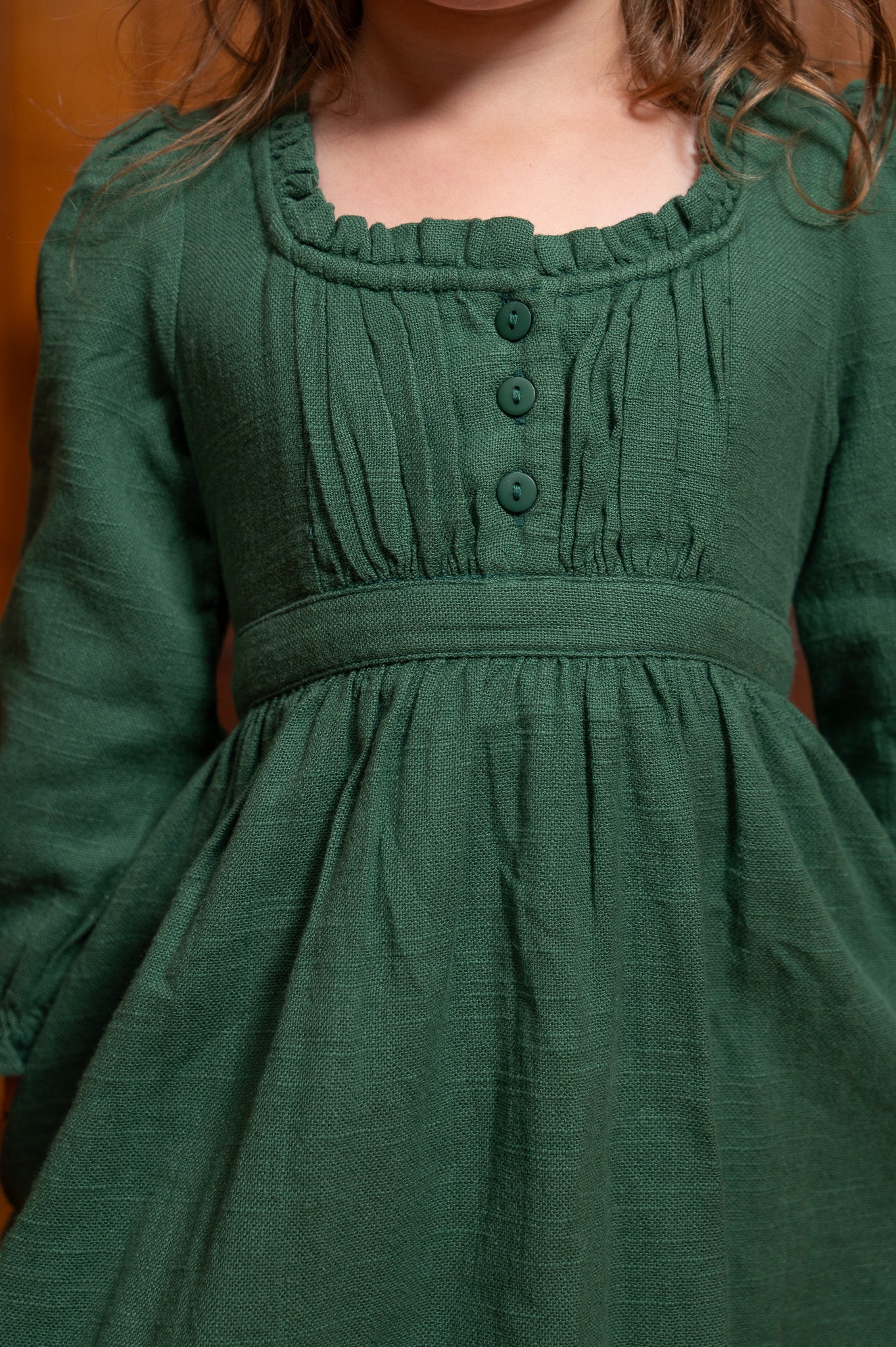 Quarter-Pint Laura Dress in Emerald