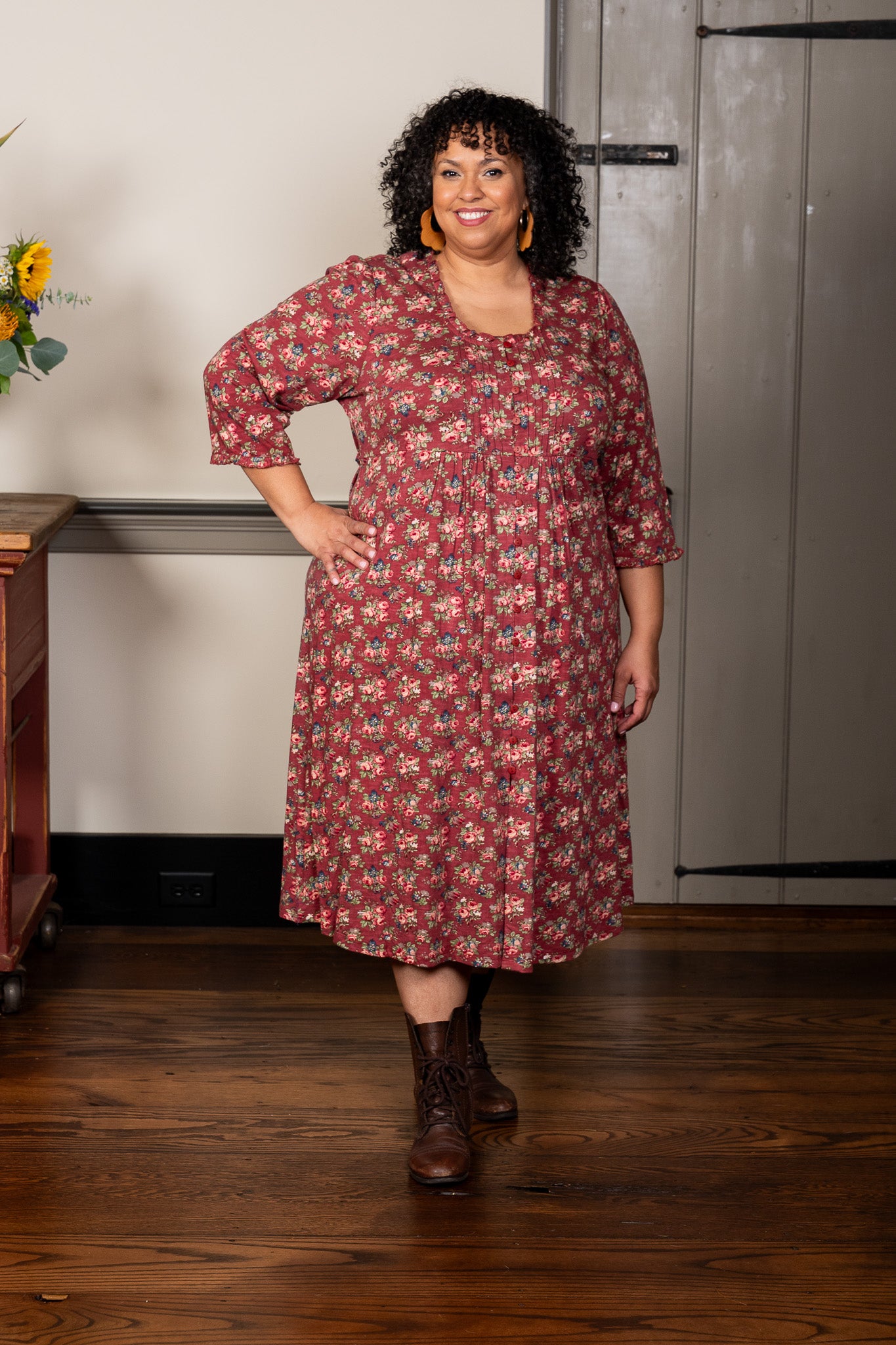 Laura Dress in Elizabeth's Garden - Modern Prairie Inc.