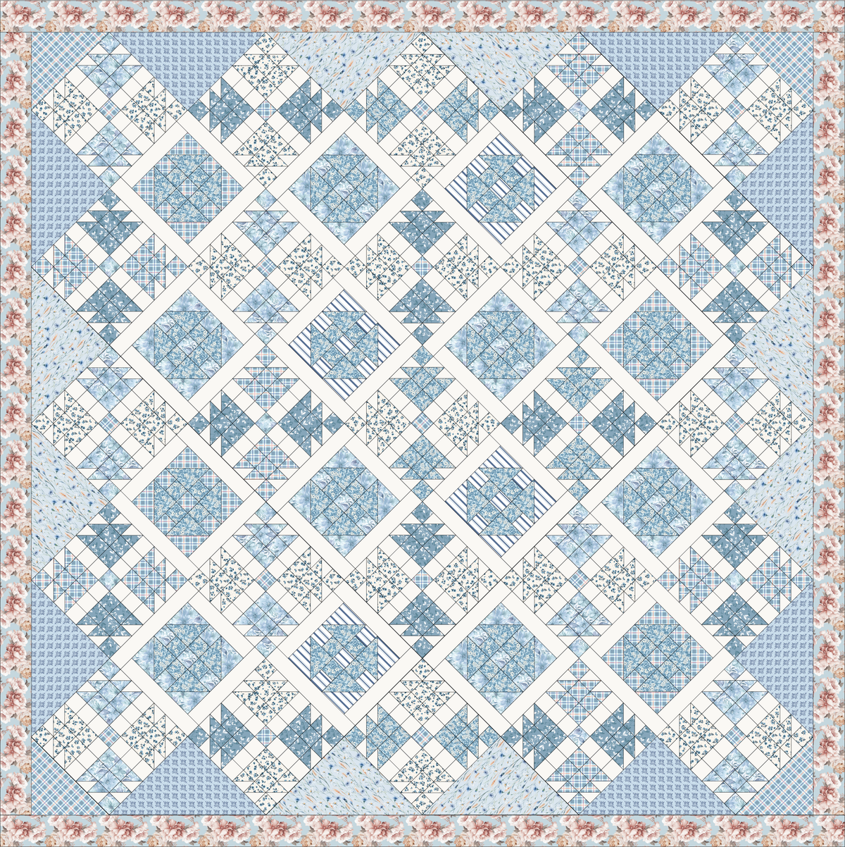 🌾 Create Laura’s Wedding Quilt with Modern Prairie! 🌾A 6-Week Virtual Quilting Class!