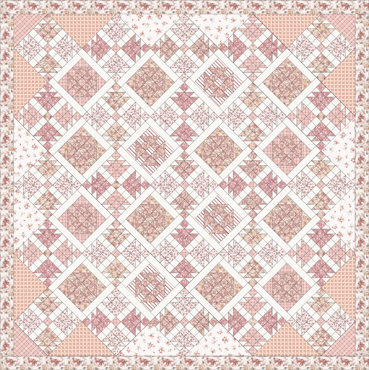🌾 Create Laura’s Wedding Quilt with Modern Prairie! 🌾A 6-Week Virtual Quilting Class!