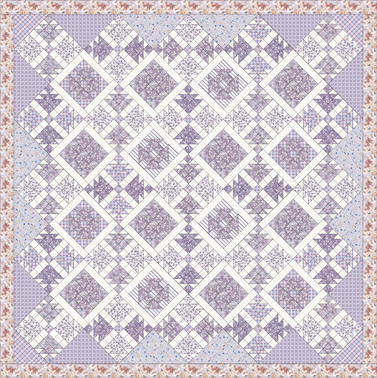 🌾 Create Laura’s Wedding Quilt with Modern Prairie! 🌾A 6-Week Virtual Quilting Class!