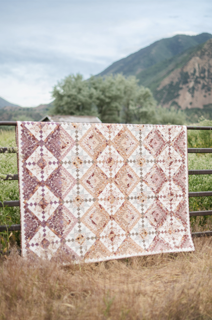 Evening on the Prairie, Laura's Log Cabin Quilt Kit