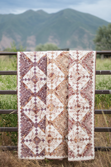 Evening on the Prairie, Laura's Log Cabin Quilt Kit
