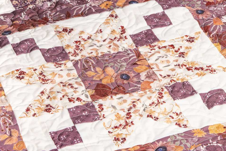 Evening on the Prairie, Laura's Log Cabin Quilt Kit