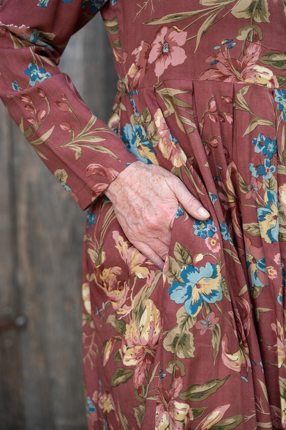 The Wandering Rose Shirt Dress