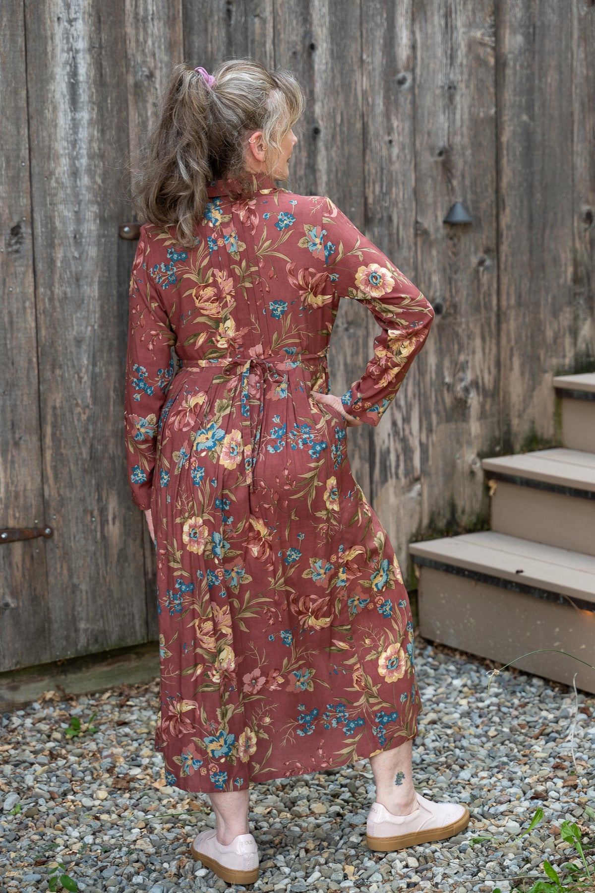 The Wandering Rose Shirt Dress