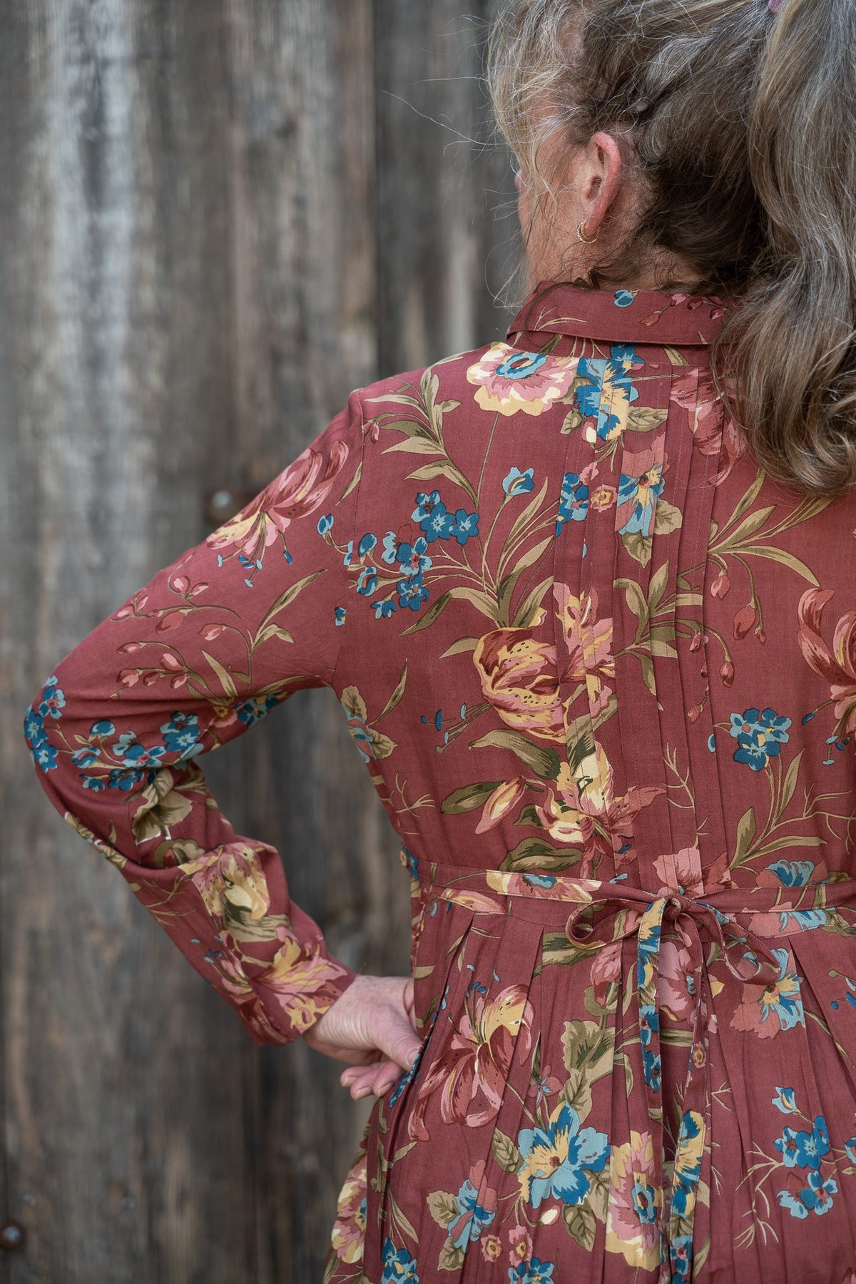 The Wandering Rose Shirt Dress