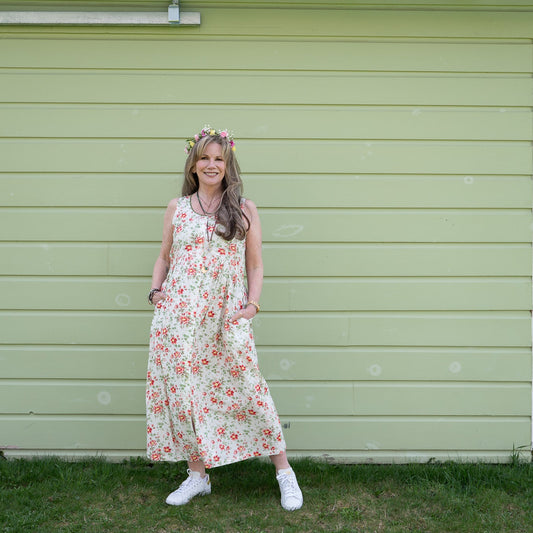 Magnolia Dress in Buttercream
