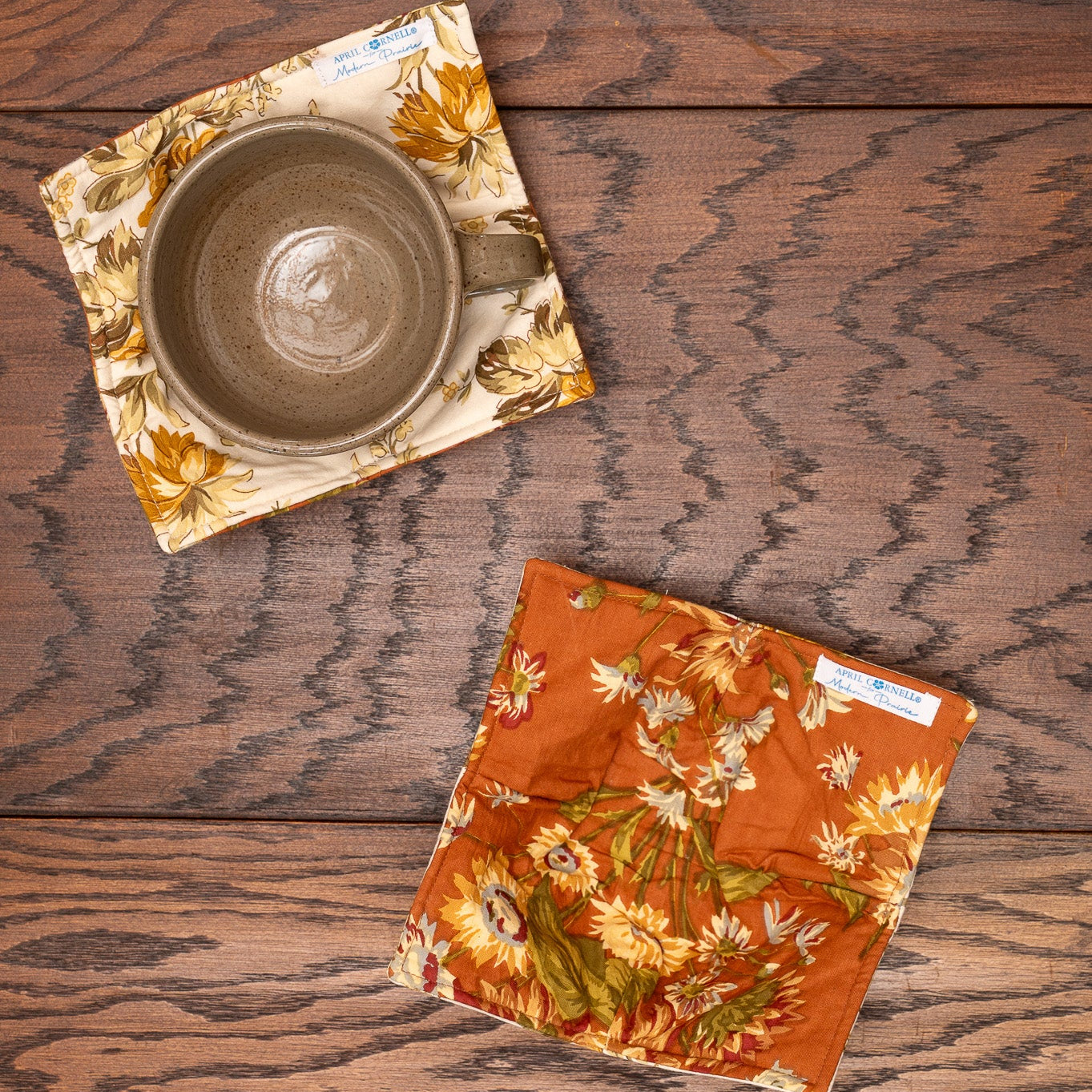 Marguerite & Musical Floral Bowl Cozies, Set of 2