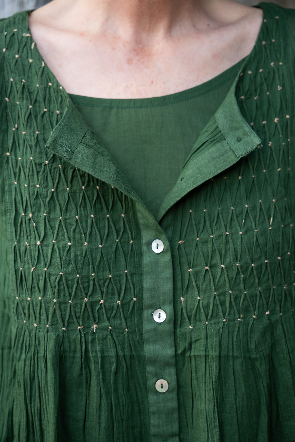 Marion Blouse in Green