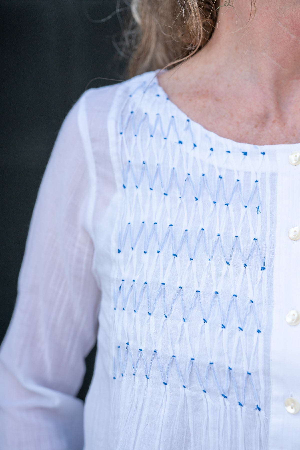 Marion Blouse in White