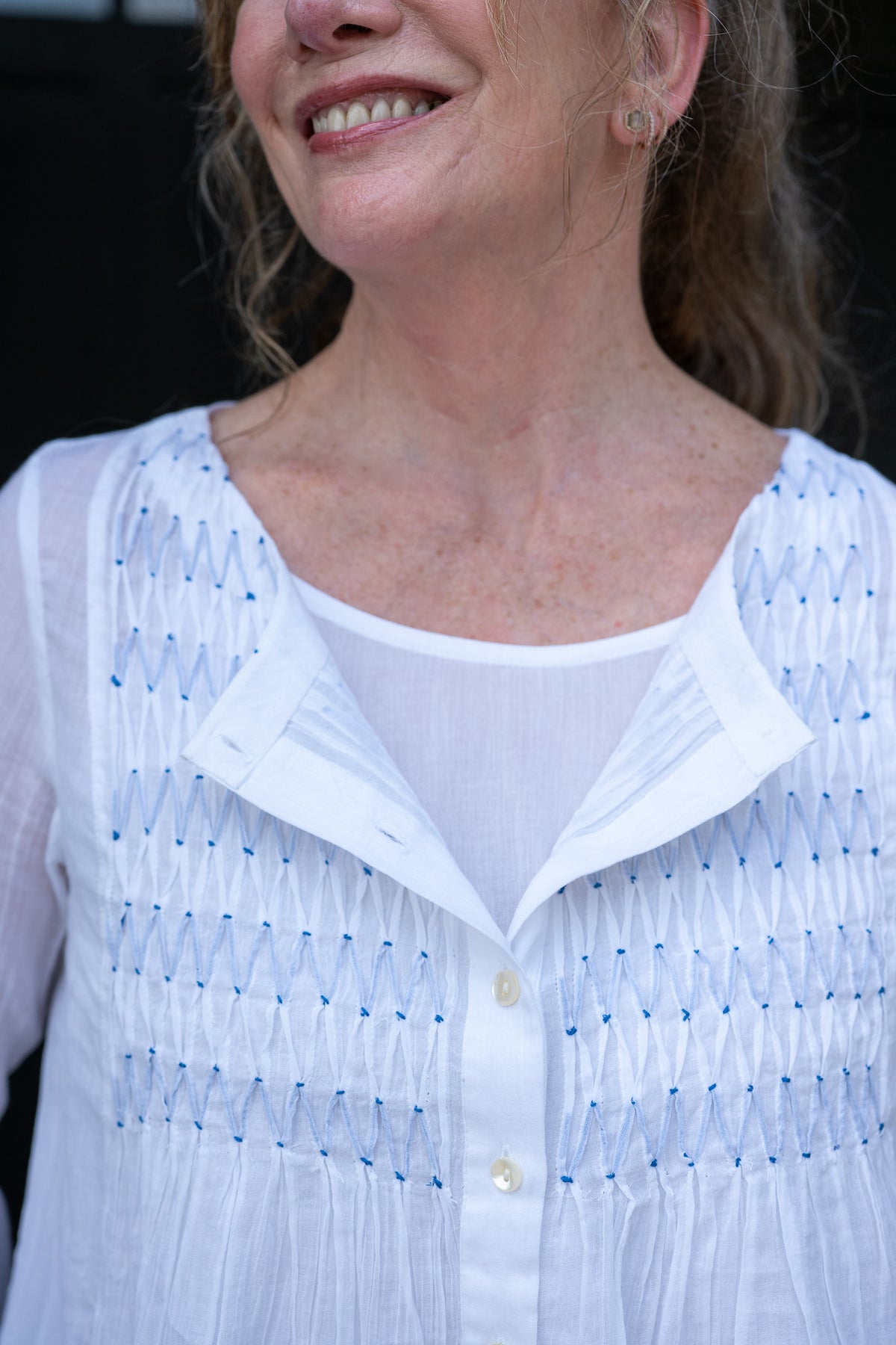 Marion Blouse in White