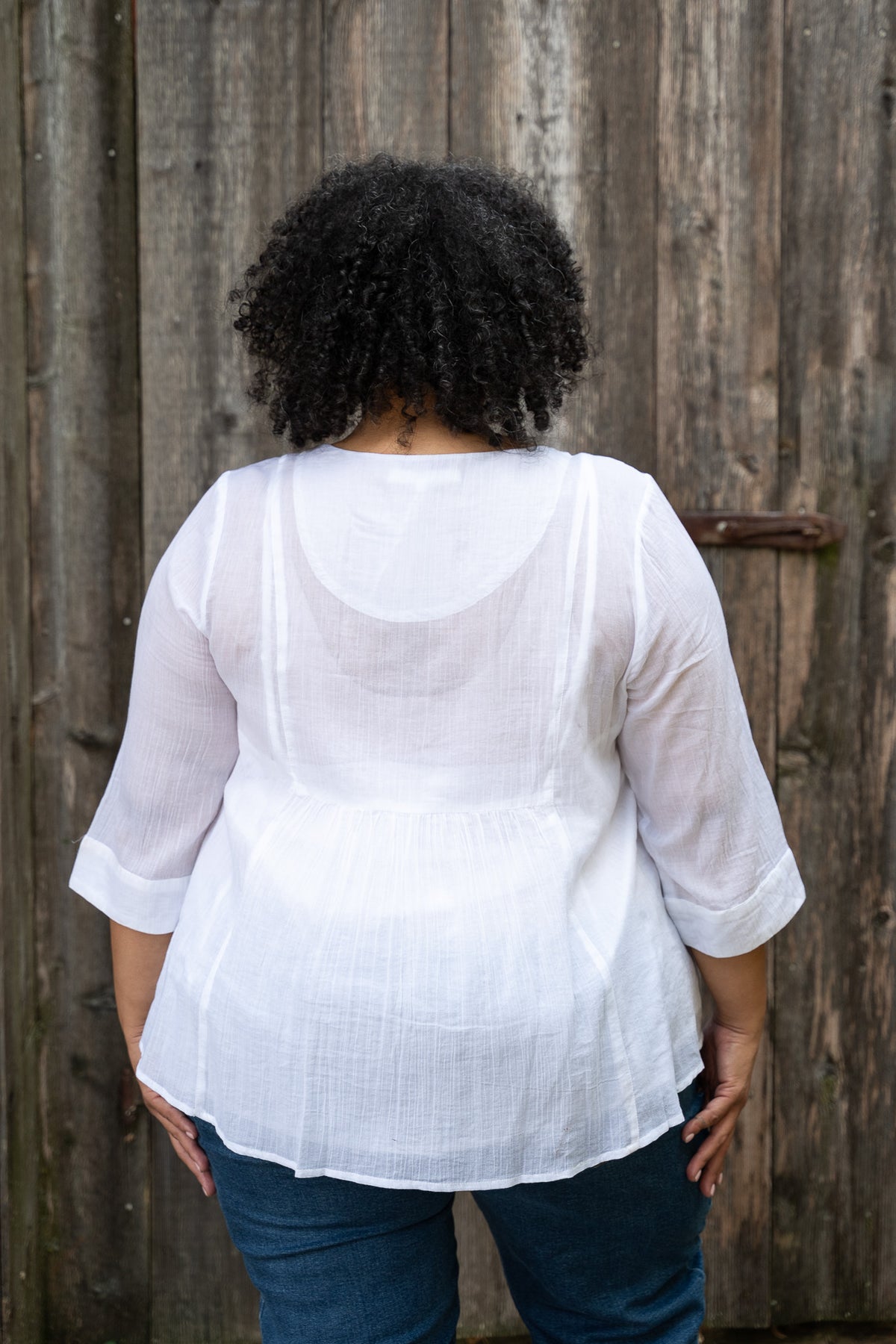 Marion Blouse in White