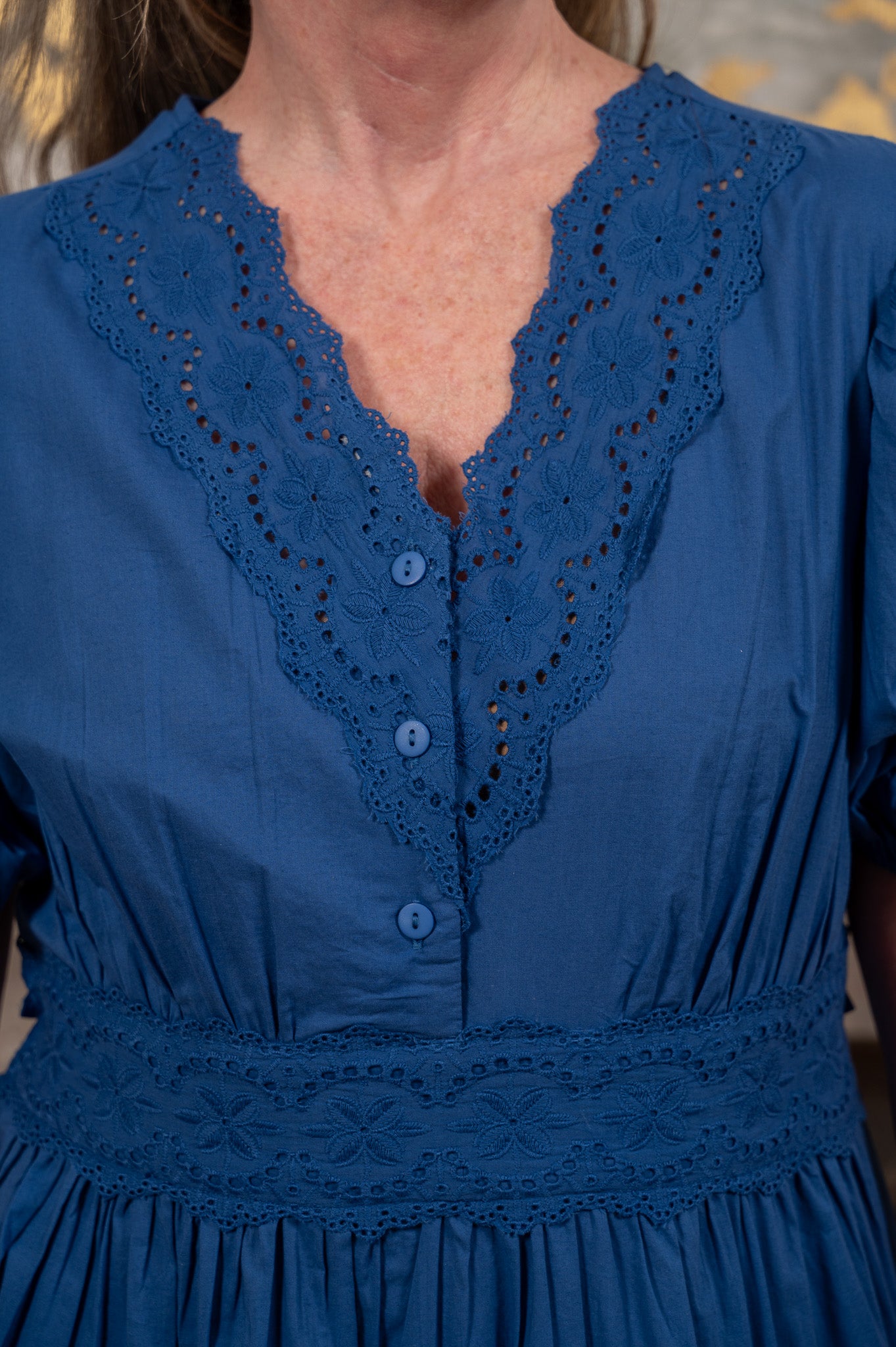Melissa Dress in Navy
