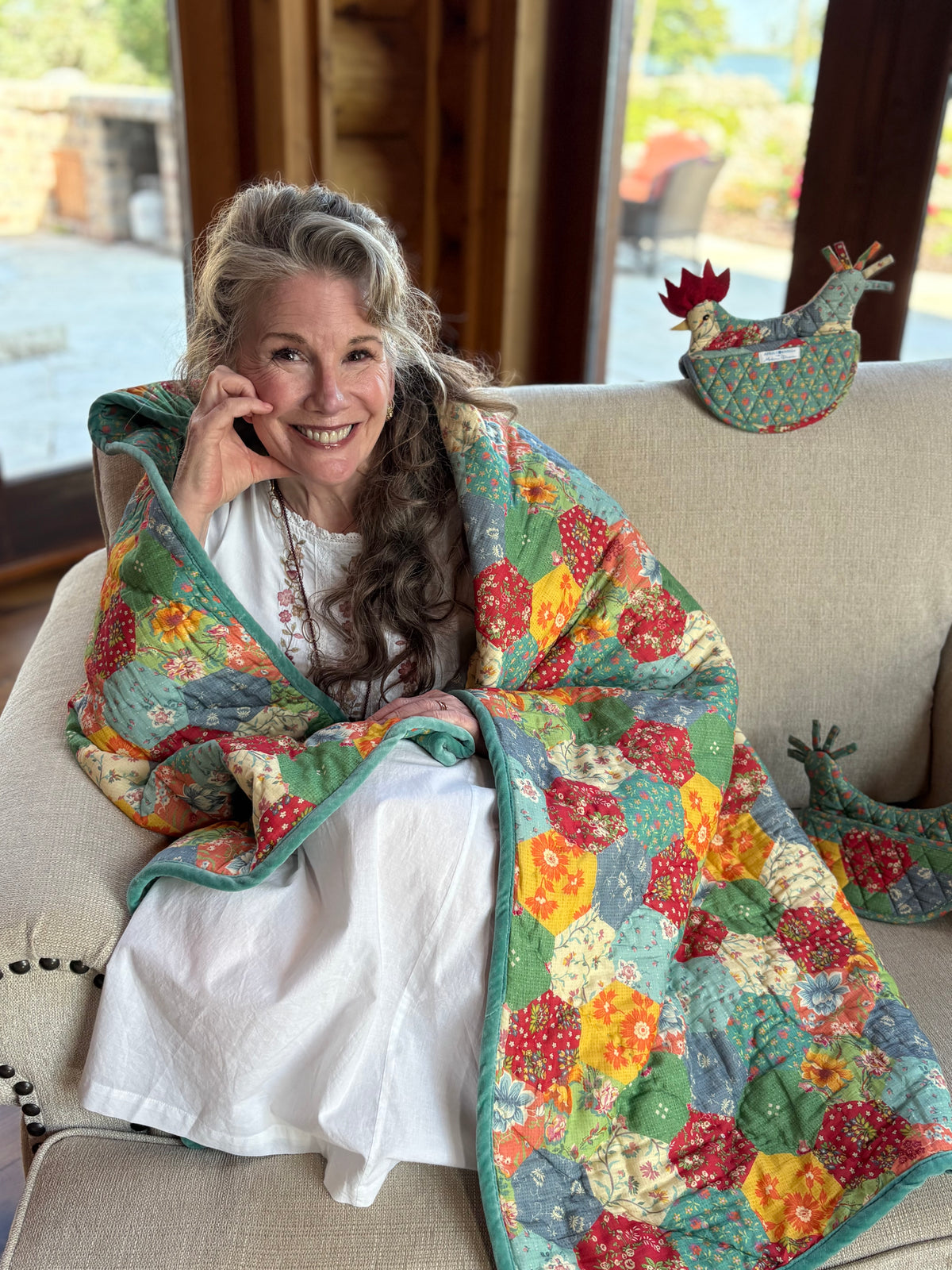 County Fair Patchwork Throw