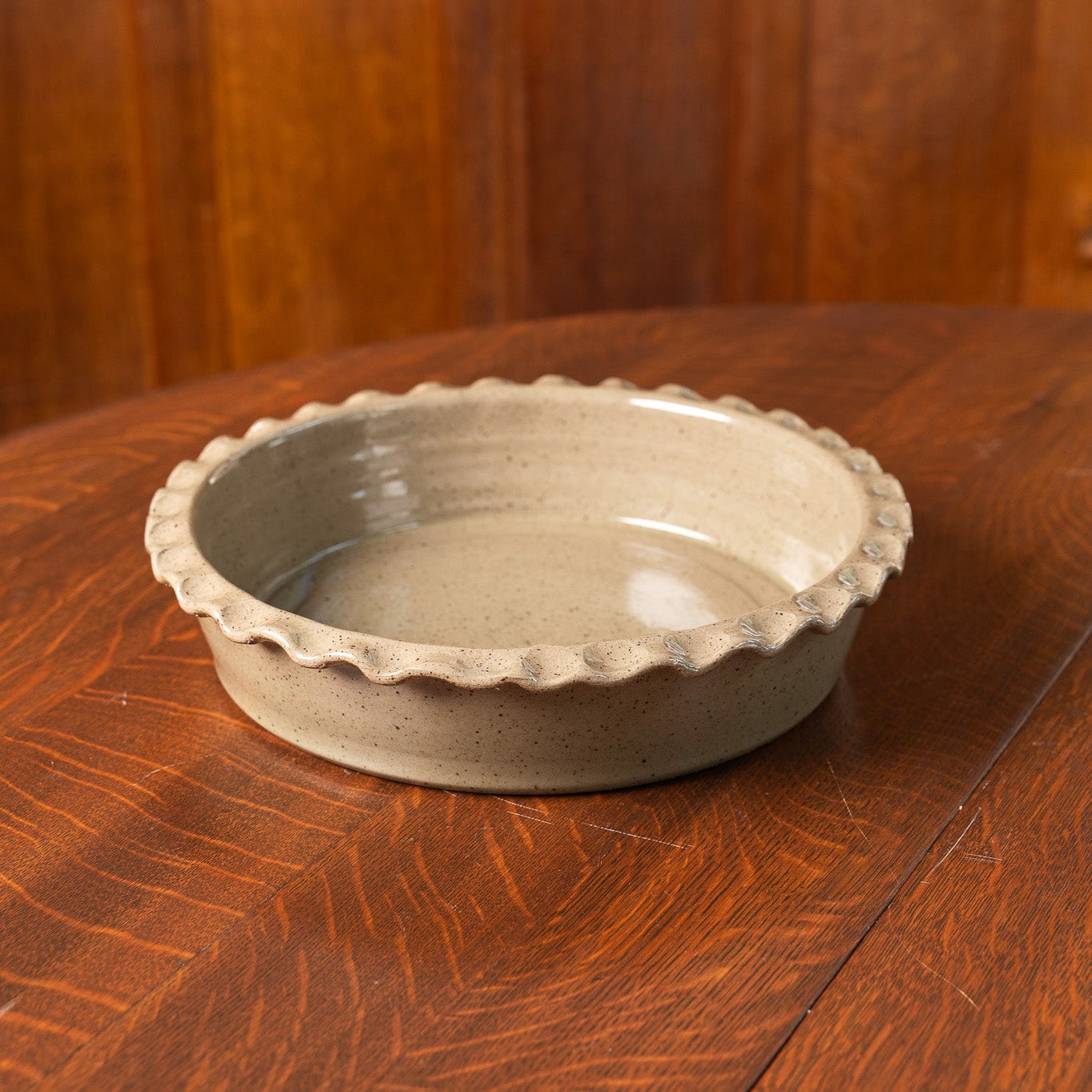 Mocha Glaze Deep Dish Round Baker