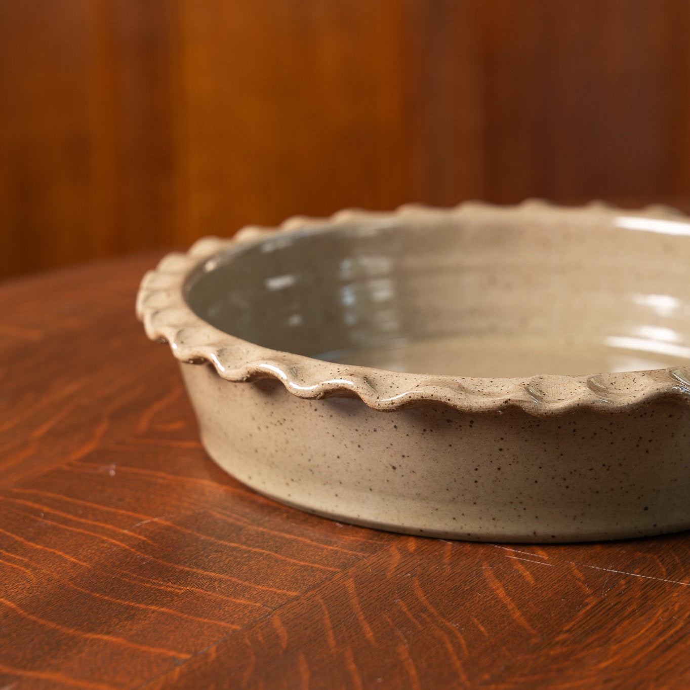 Mocha Glaze Deep Dish Round Baker