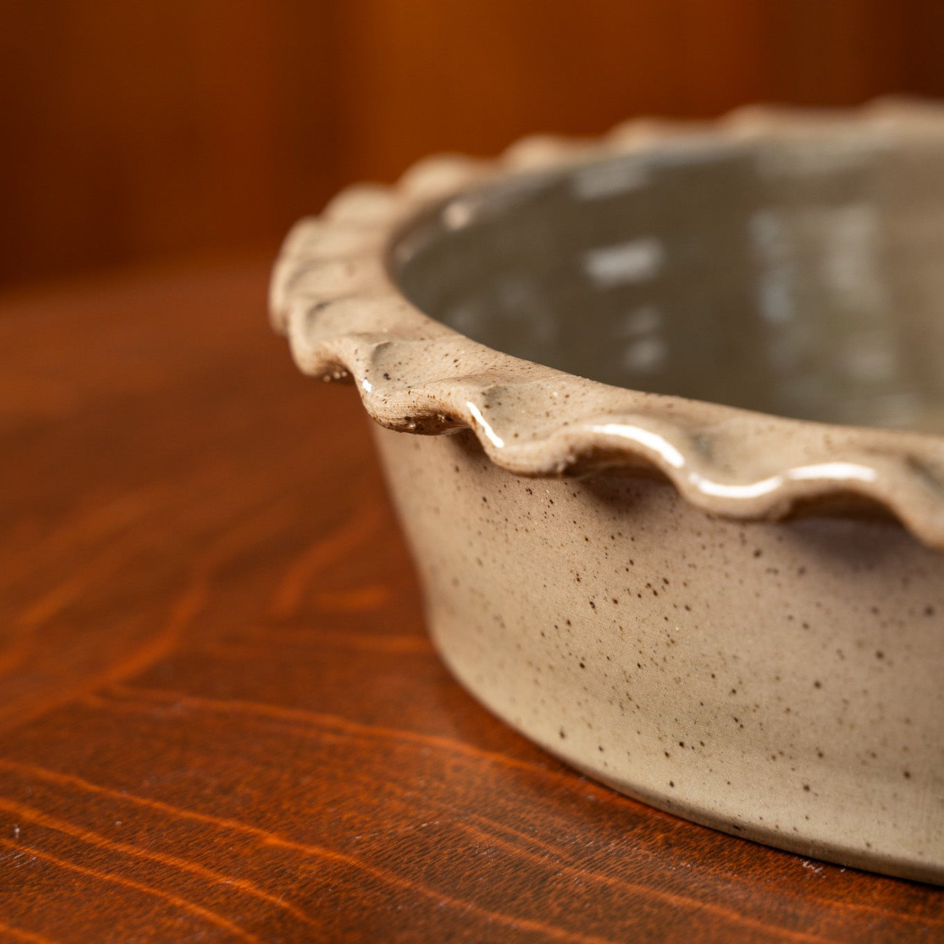 Mocha Glaze Deep Dish Round Baker