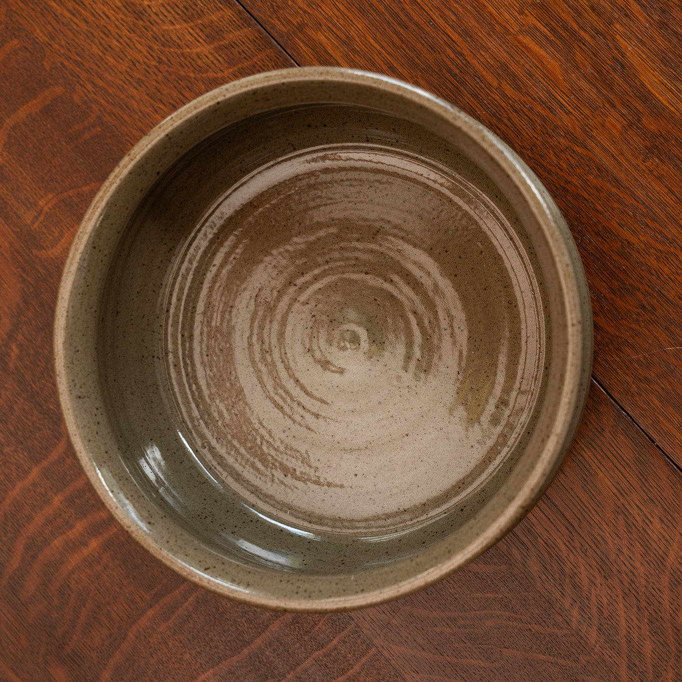 Mocha Ridges Serving Bowl