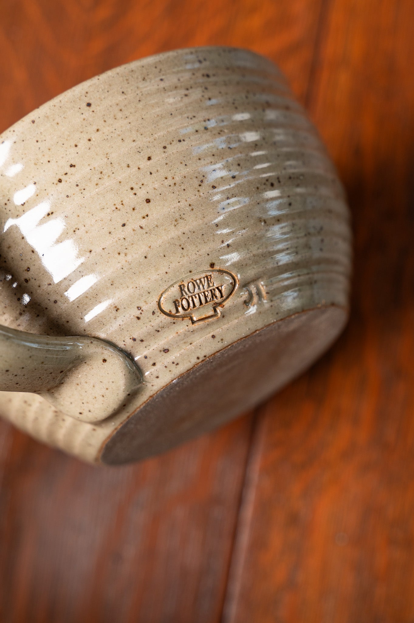 Mocha Glaze Ridges Porringer