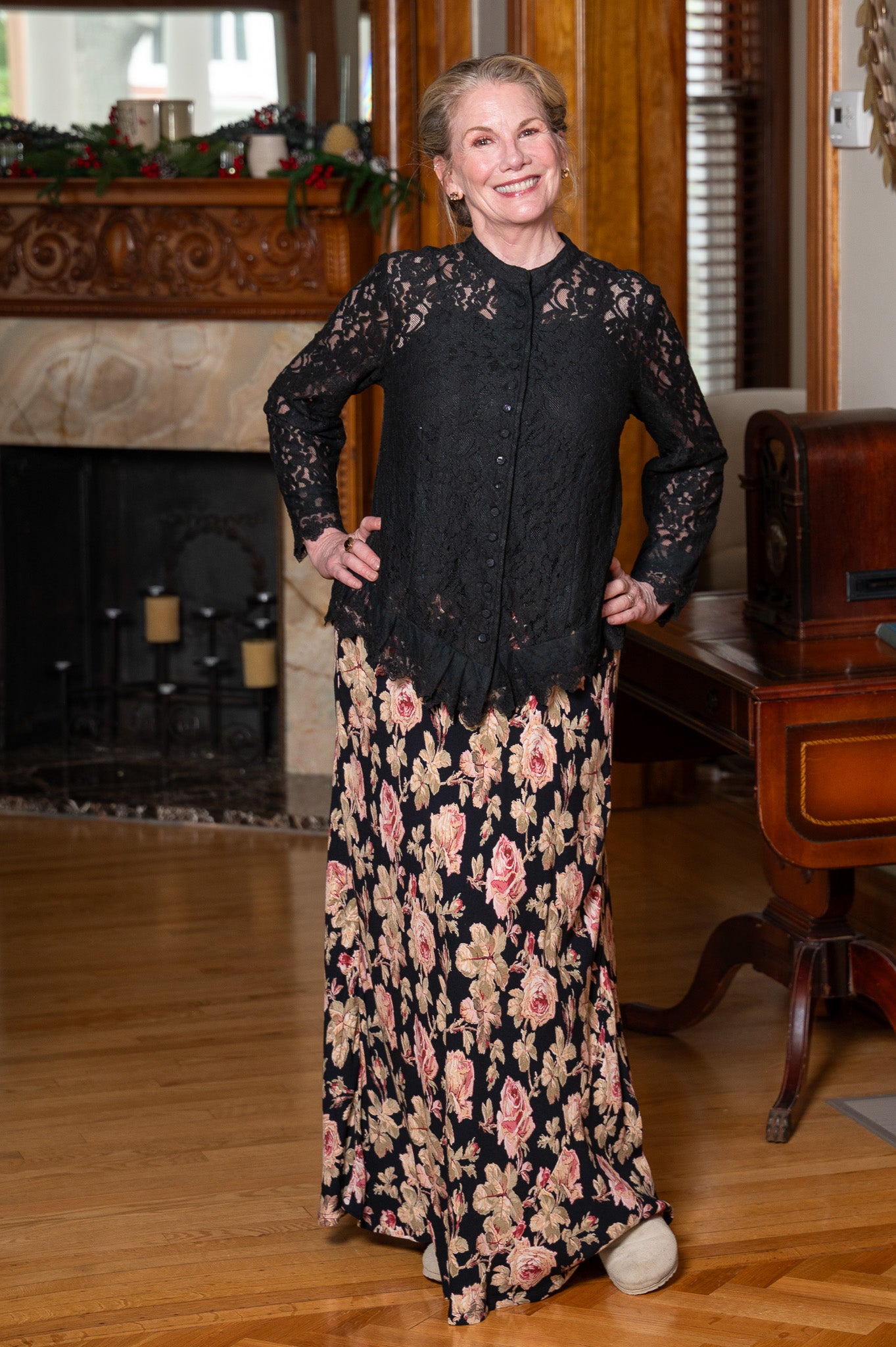 The Moonlit Petal Skirt