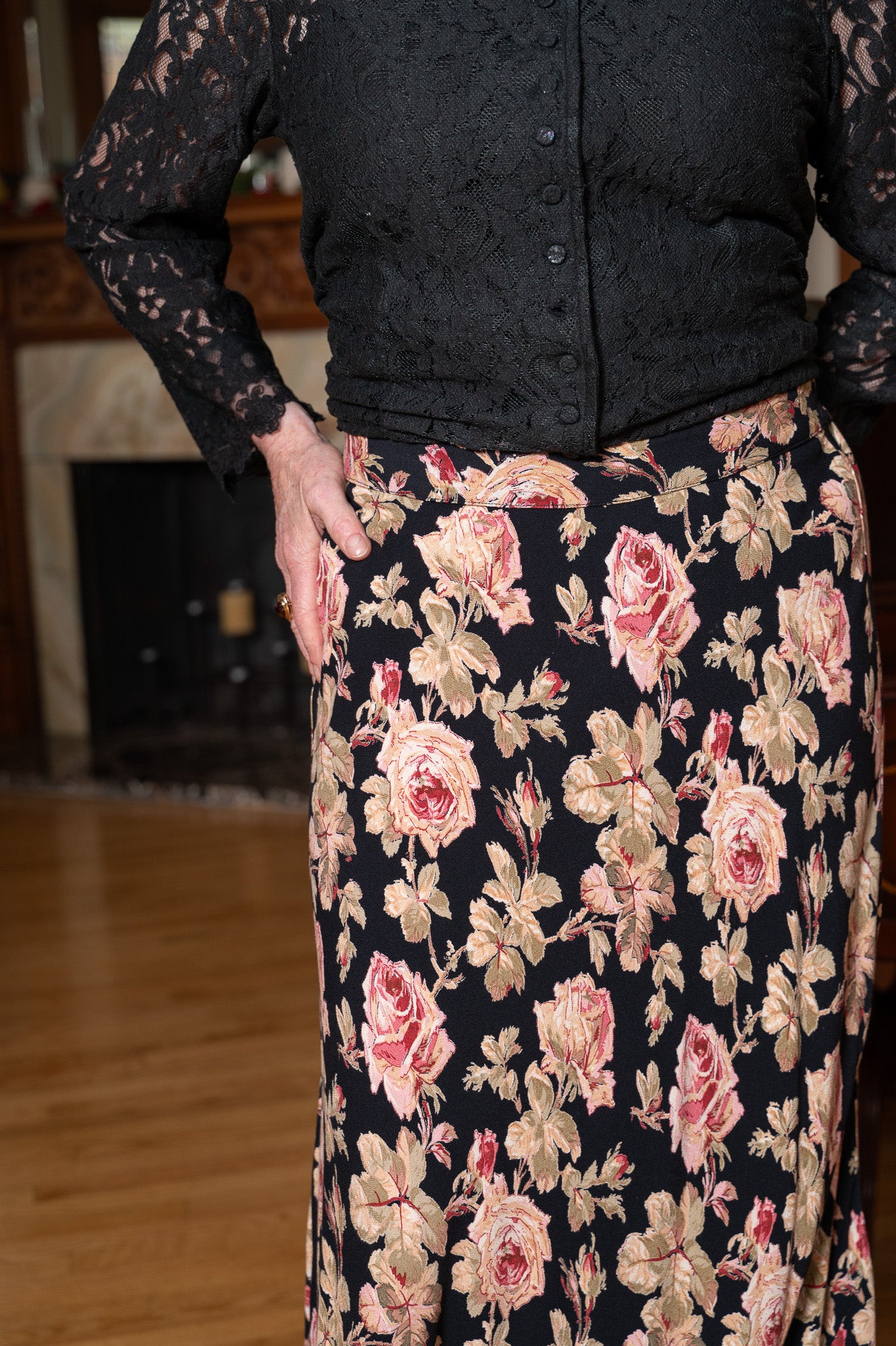 The Moonlit Petal Skirt