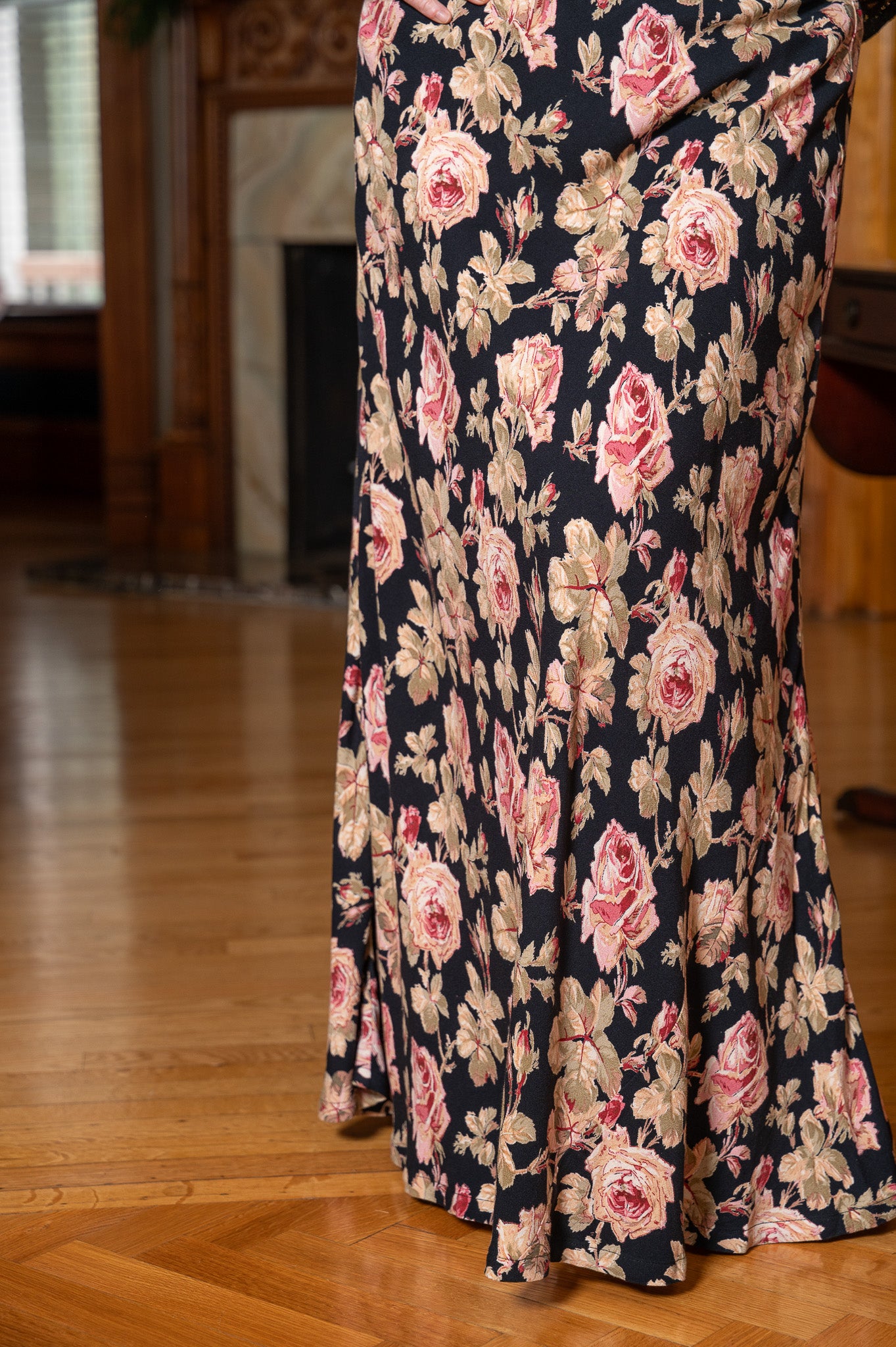 The Moonlit Petal Skirt