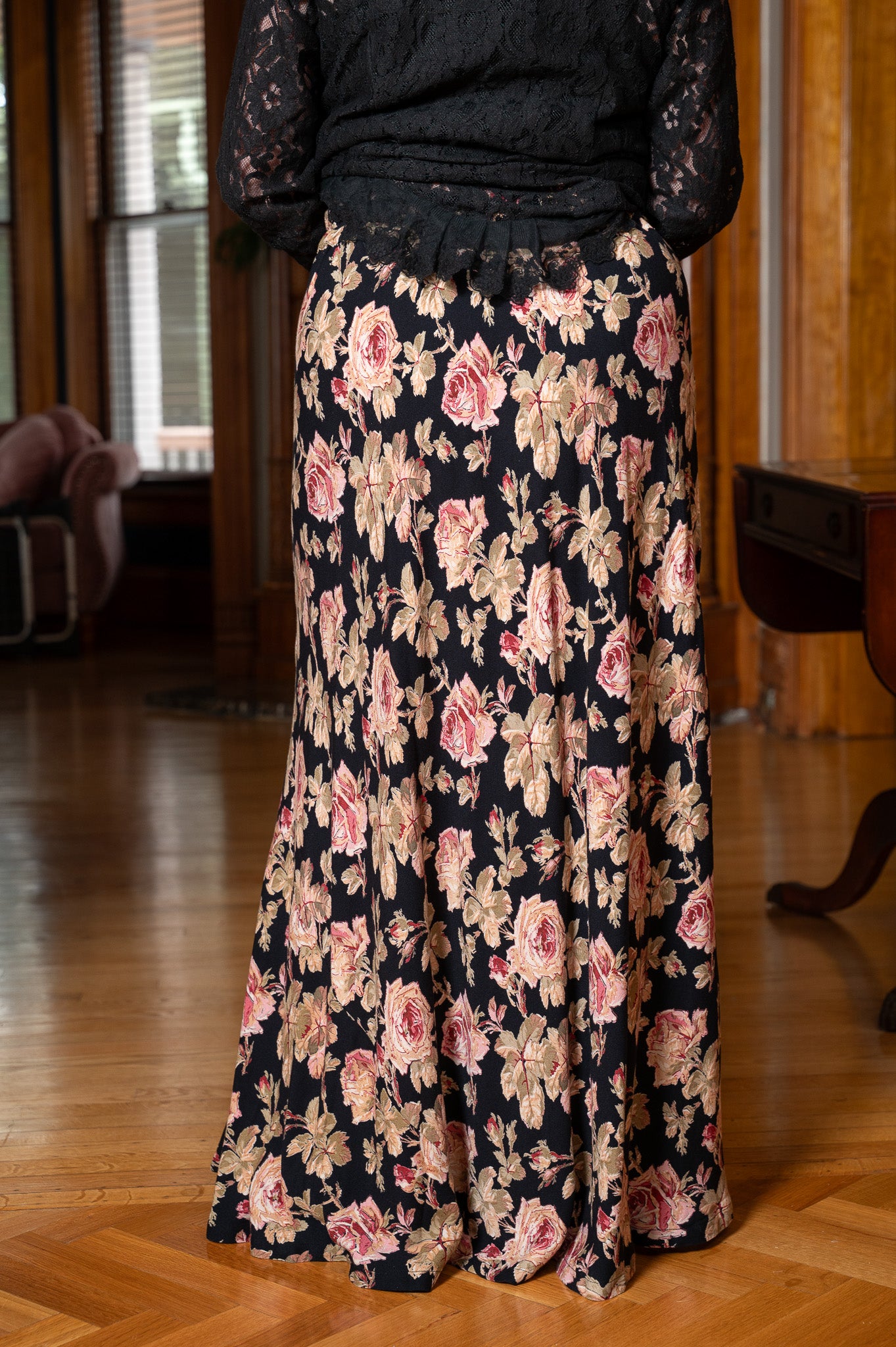 The Moonlit Petal Skirt