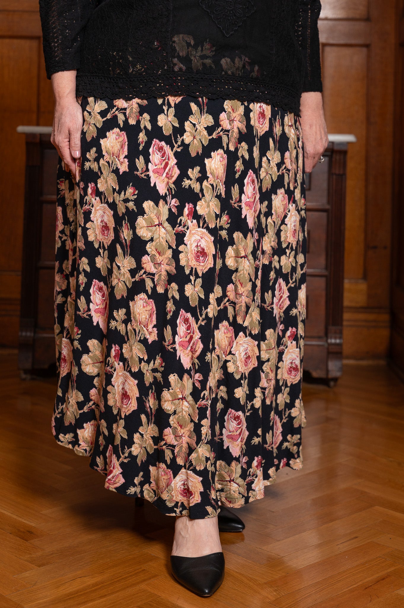 The Moonlit Petal Skirt