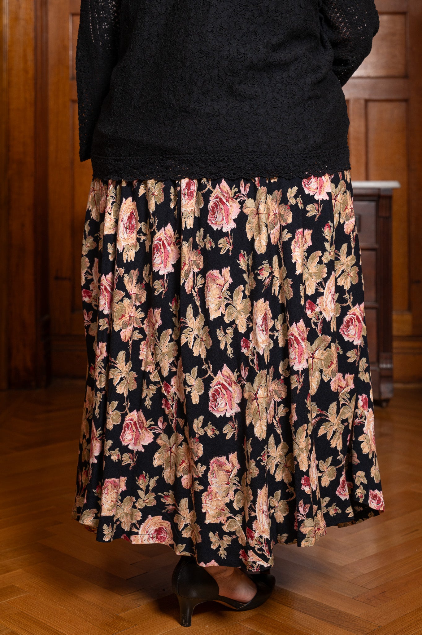 The Moonlit Petal Skirt