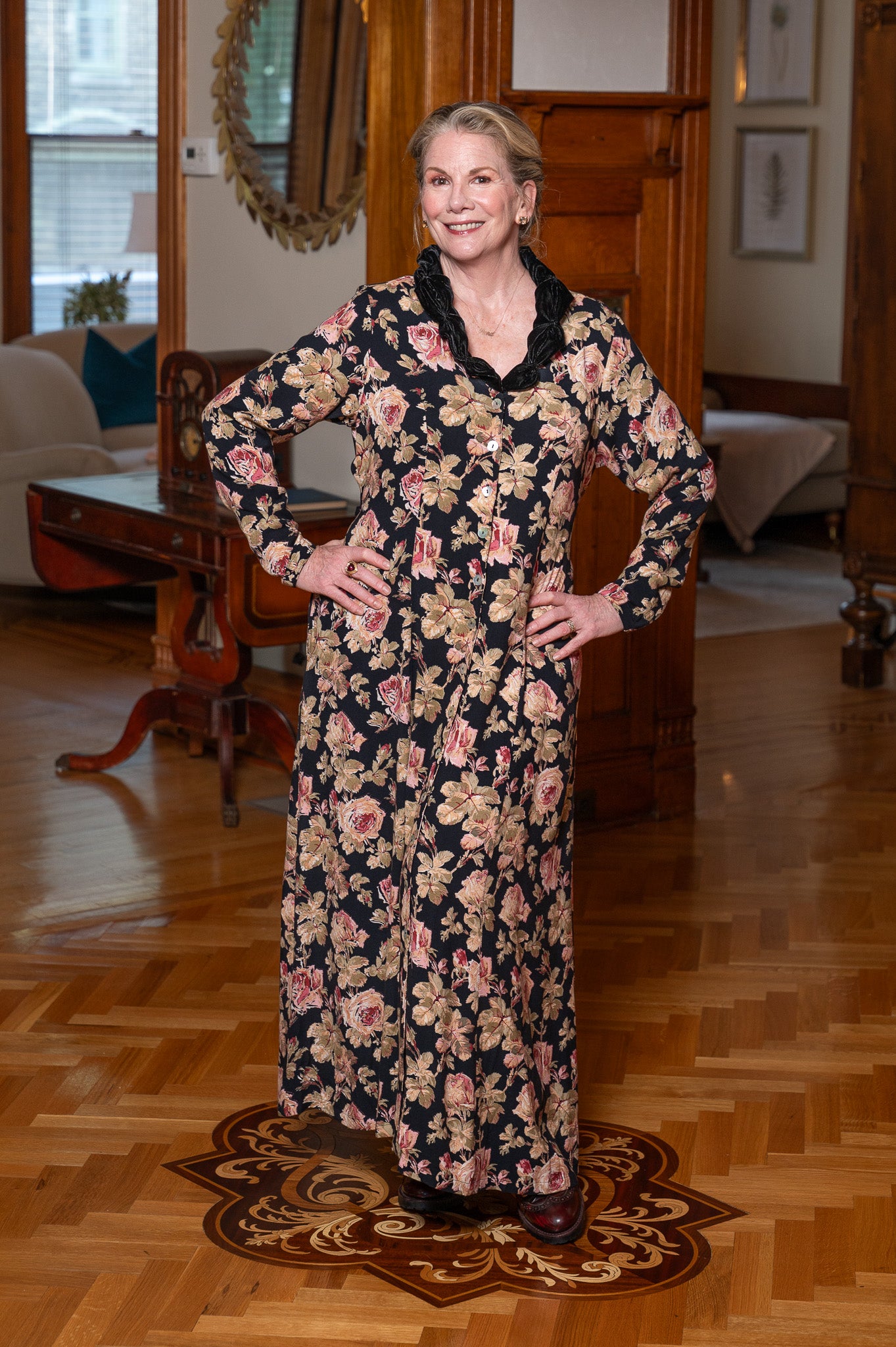 The Moonlit Petal Dress