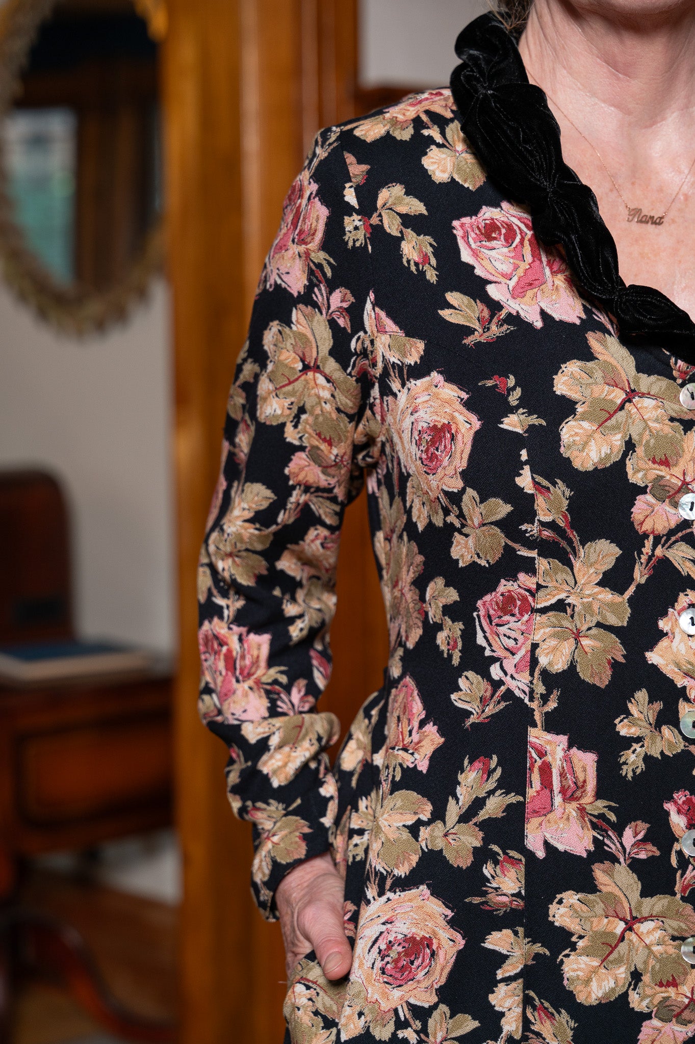 The Moonlit Petal Dress