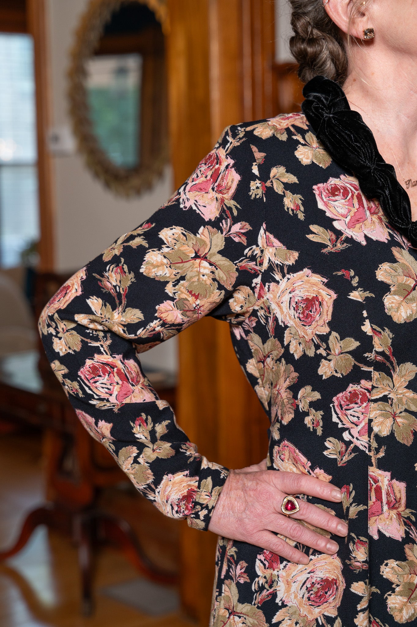 The Moonlit Petal Dress