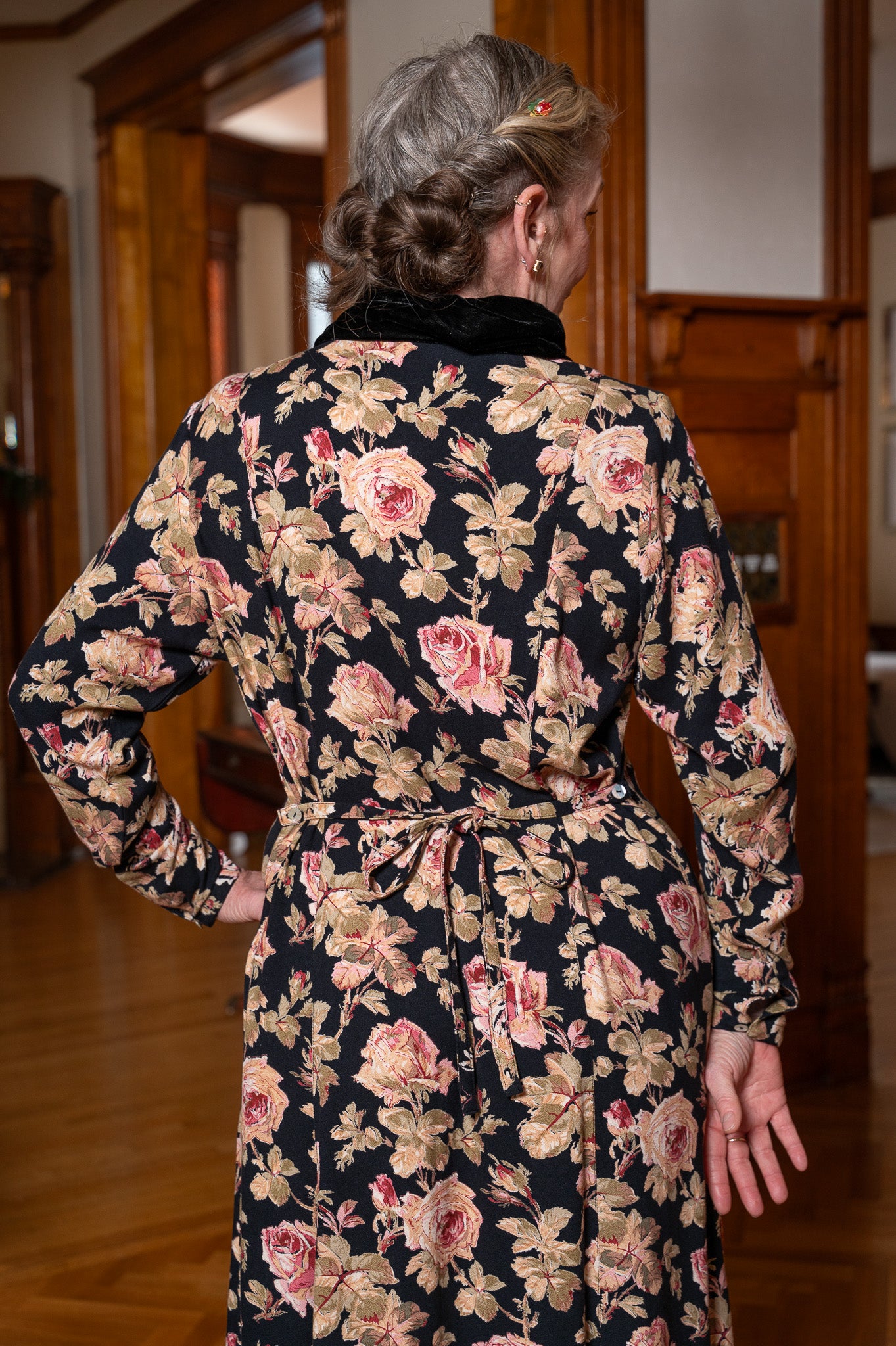 The Moonlit Petal Dress