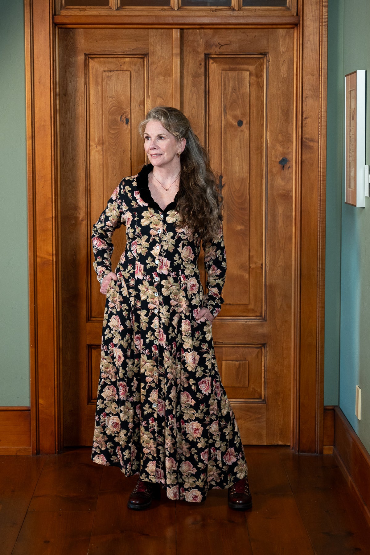 The Moonlit Petal Dress