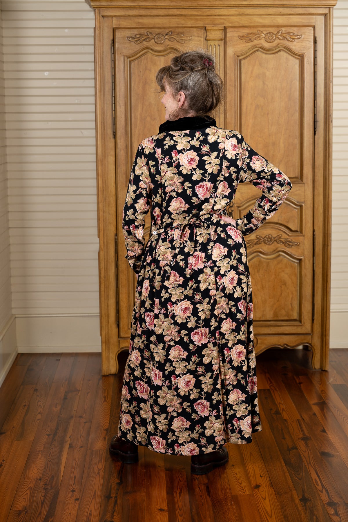The Moonlit Petal Dress