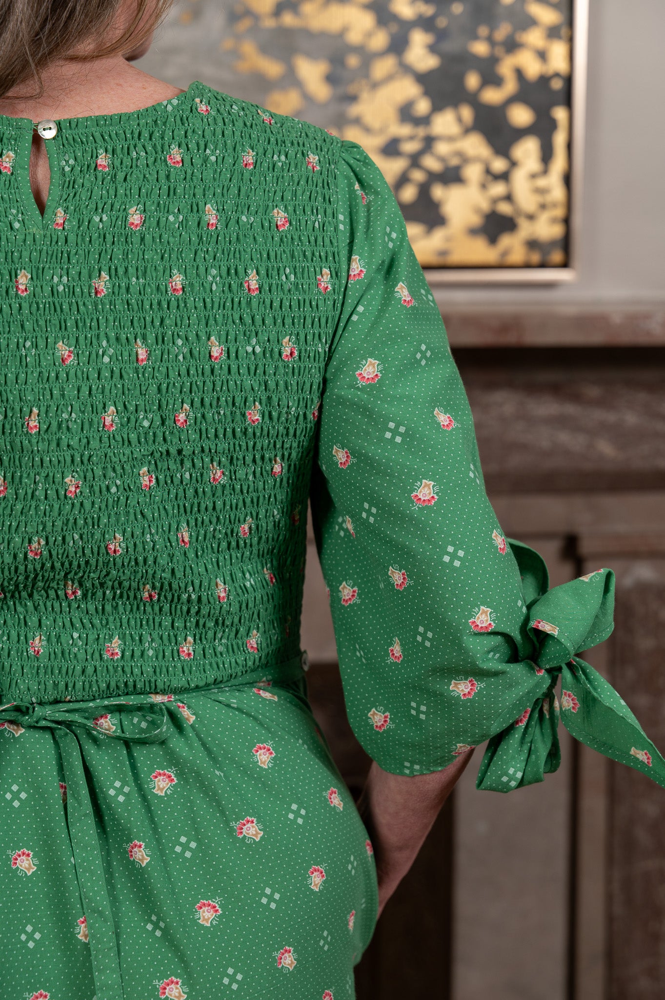 New Calais Dress in Green